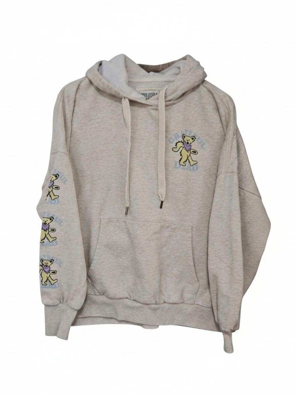 American Eagle Outfitters Heather Gray Hoodie with Grateful Dead Dancing Bear